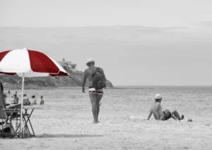 Man on the beach