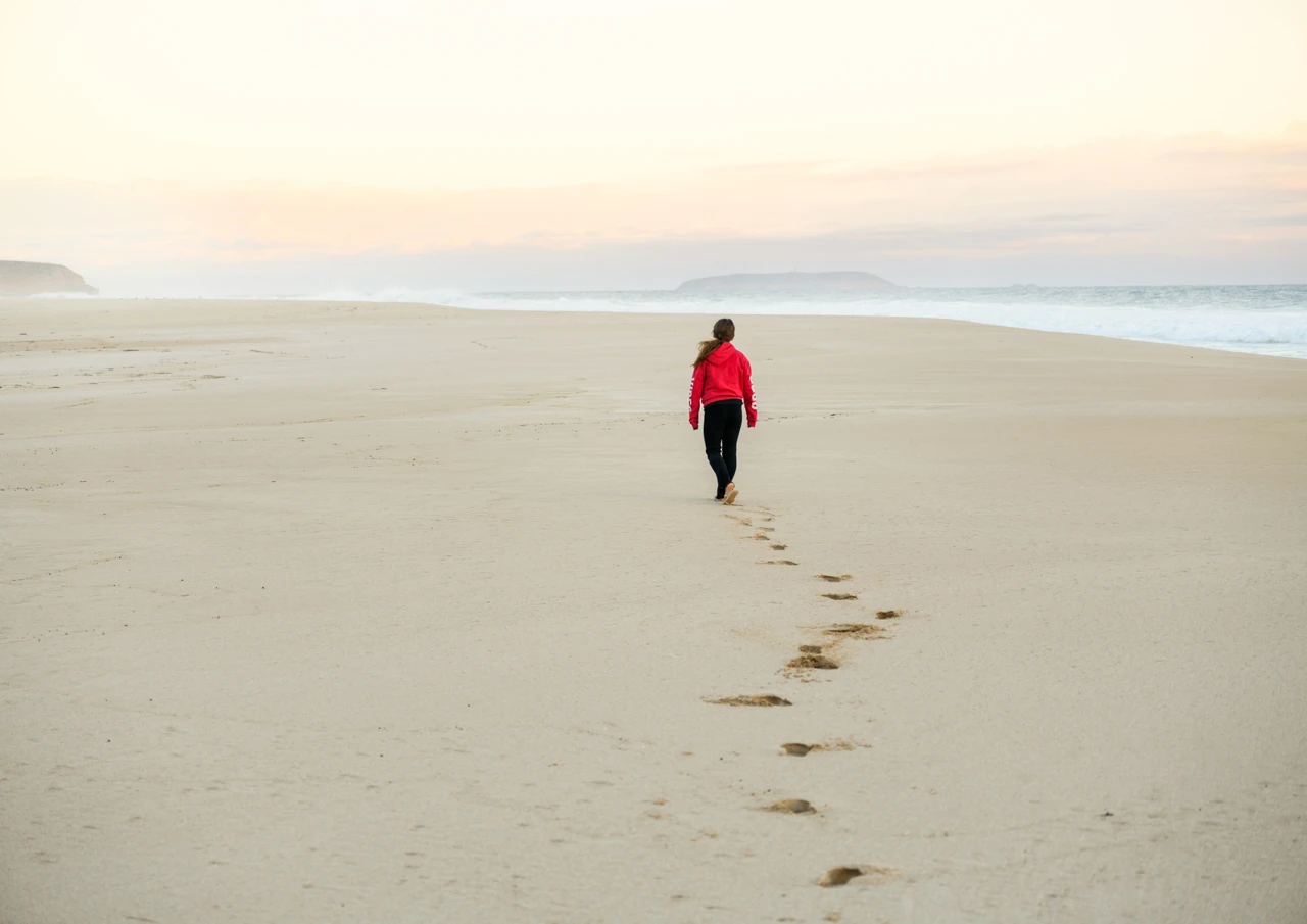 Photographic walks along the beach