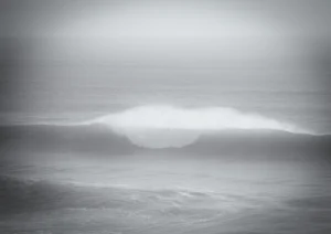 Dawn and a white wave