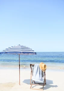 Sun umbrella at the beach