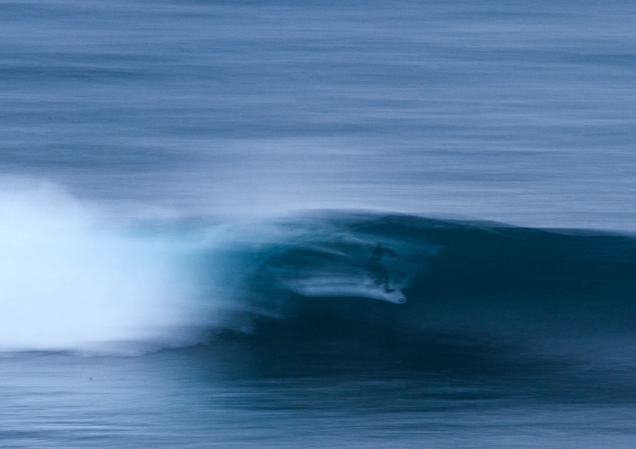 Motion blur surfer