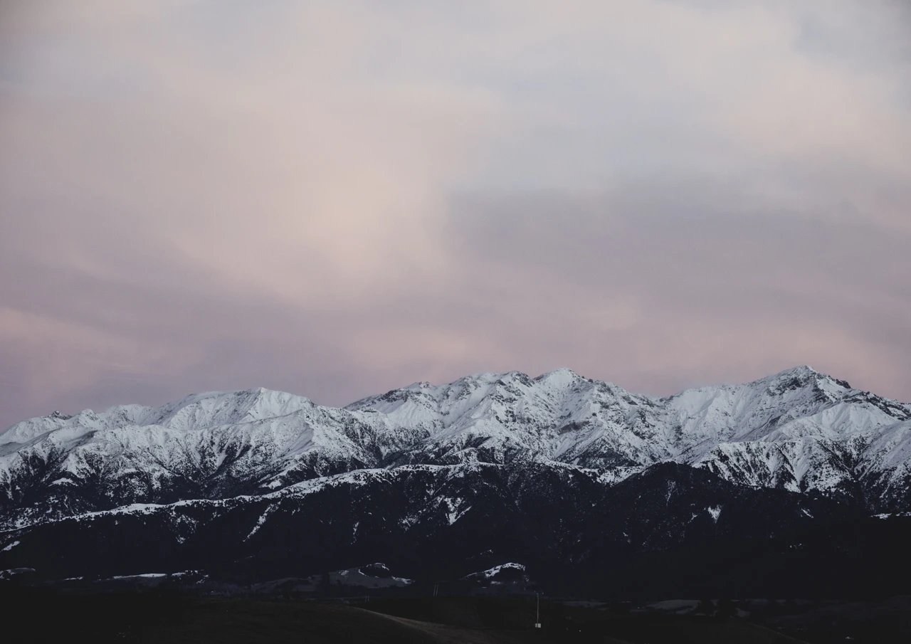 Kaikoura mountain range.