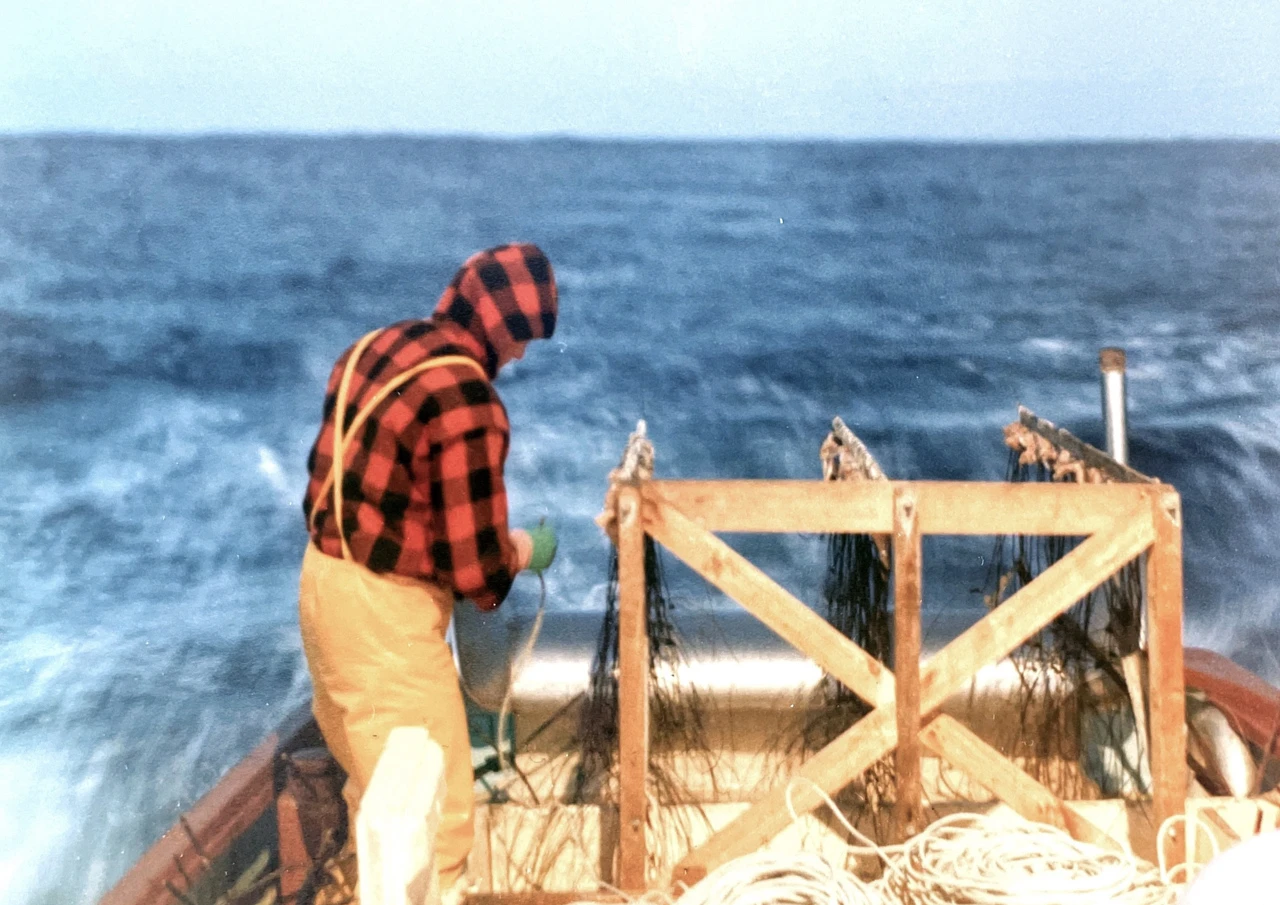 fisherman out at sea