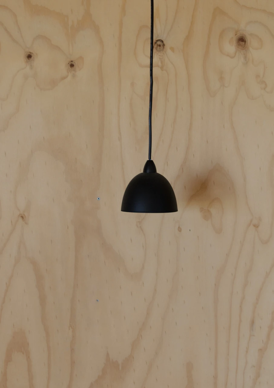 Light shade and wooden walls