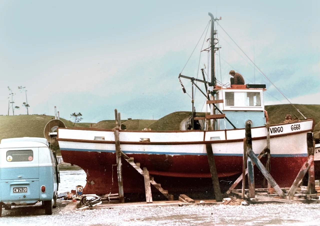 Old fishing boat named the Virgo